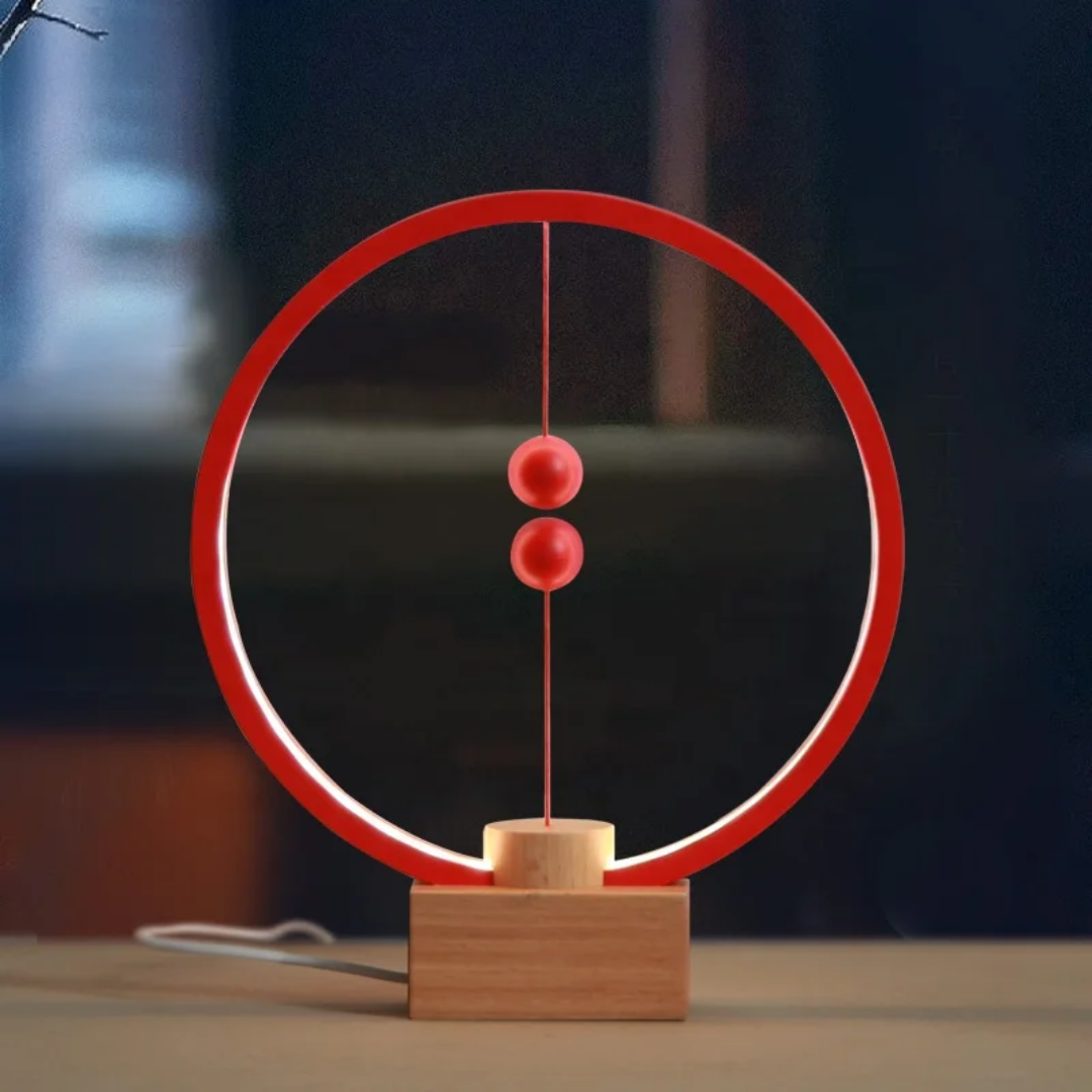 چراغ رومیزی با طراحی مینیمال و آهنربایی